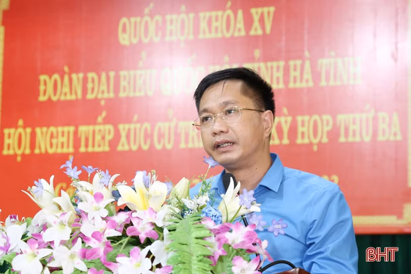 Cử tri thị trấn Thiên Cầm kiến nghị nhiều nội dung về thu hút đầu tư du lịch, dịch vụ