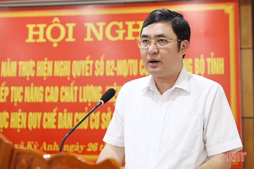 Thị xã Kỳ Anh phát huy quy chế dân chủ ở cơ sở trong thực hiện các nhiệm vụ chính trị