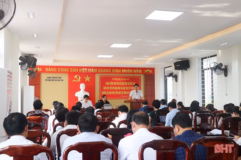 Vụ trưởng Vụ giáo dục Tiểu học: Hà Tĩnh thực hiện tốt chương trình giáo dục phổ thông 2018