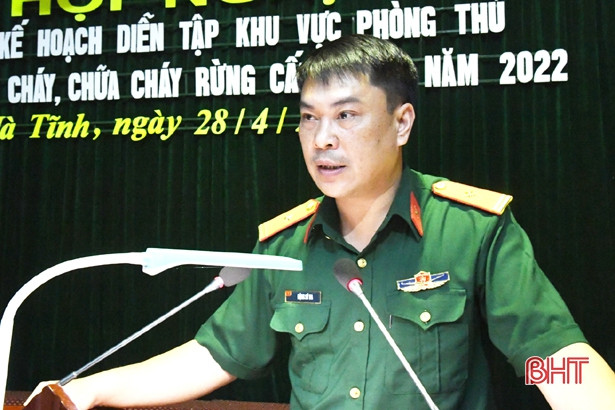 Thông qua kế hoạch diễn tập năm 2022 cho các địa phương Hà Tĩnh