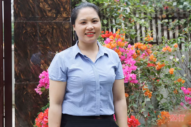 Nữ cán bộ thôn giàu tâm huyết trên quê hương cố Tổng Bí thư Trần Phú