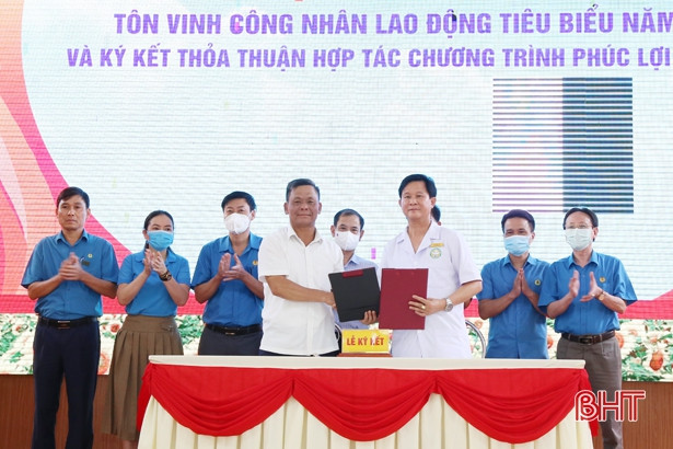 Tôn vinh 21 đoàn viên, công nhân lao động tiêu biểu ngành Y tế Hà Tĩnh