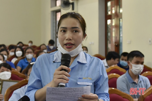TX Hồng Lĩnh phát động Tháng hành động về an toàn vệ sinh lao động và Tháng Công nhân năm 2022 ảnh 13 TX Hồng Lĩnh phát động Tháng hành động về an toàn vệ sinh lao động và Tháng Công nhân năm 2022