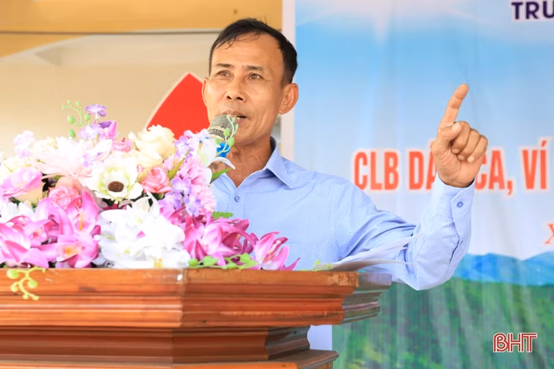 Ấn tượng chương trình sinh hoạt CLB Dân ca ví, giặm của Trường THCS Hoa Liên