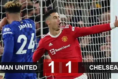 Ronaldo cứu “quỷ đỏ” thoát trận thua thứ 3 liên tiếp