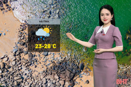 Dự báo thời tiết Hà Tĩnh ngày 19/10: Trời nhiều mây, có mưa to và giông