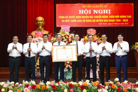 Các địa phương công bố đạt chuẩn NTM nâng cao, hoàn thành nhiệm vụ xây dựng NTM