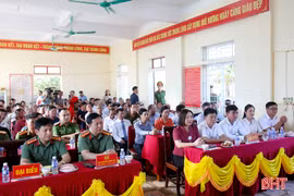 Xã Cổ Đạm tổ chức điểm “Ngày hội toàn dân bảo vệ an ninh Tổ quốc” 