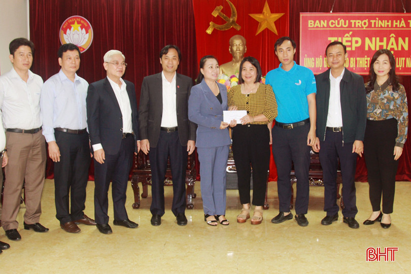 Bình Phước hỗ trợ Hà Tĩnh hơn 1 tỷ đồng khắc phục hậu quả lũ lụt