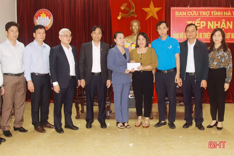 Bình Phước hỗ trợ Hà Tĩnh hơn 1 tỷ đồng khắc phục hậu quả lũ lụt