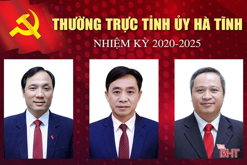 Giới thiệu chức danh, chữ ký Bí thư Tỉnh ủy, các Phó Bí thư Tỉnh ủy Hà Tĩnh