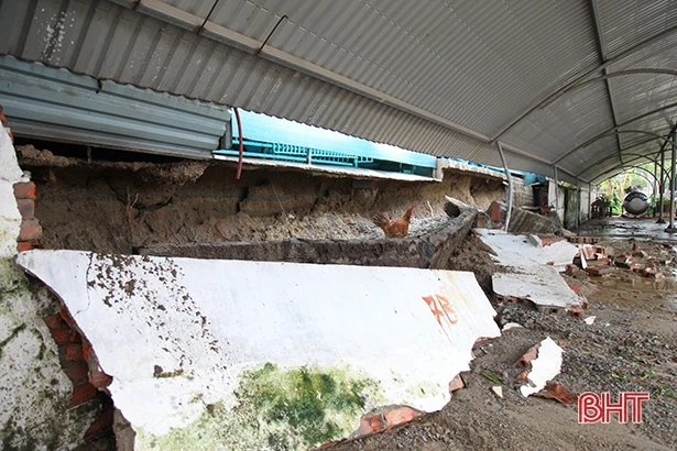 Lũ chồng lũ, Hà Tĩnh thiệt hại nặng