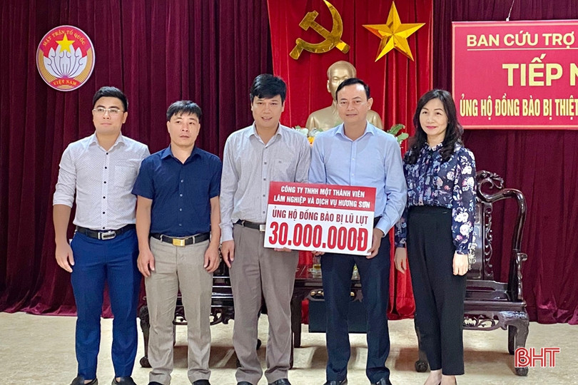 Nhiều tấm lòng tiếp tục hướng đến người dân vùng lũ Hà Tĩnh 