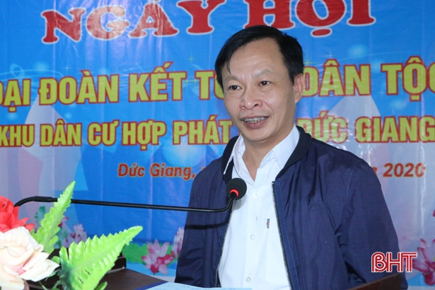 Người dân huyện miền núi Hà Tĩnh vui ngày hội đại đoàn kết toàn dân