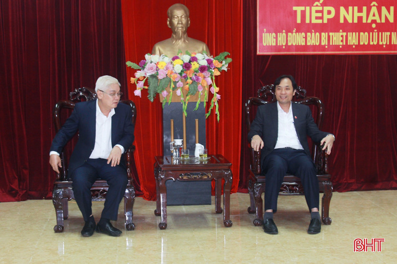 Bình Phước hỗ trợ Hà Tĩnh hơn 1 tỷ đồng khắc phục hậu quả lũ lụt