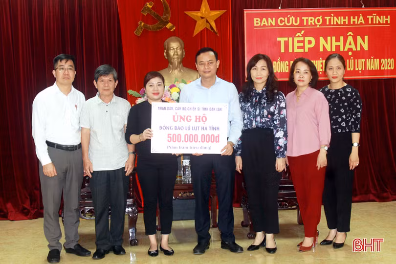 Nhiều tấm lòng tiếp tục hướng đến người dân vùng lũ Hà Tĩnh 