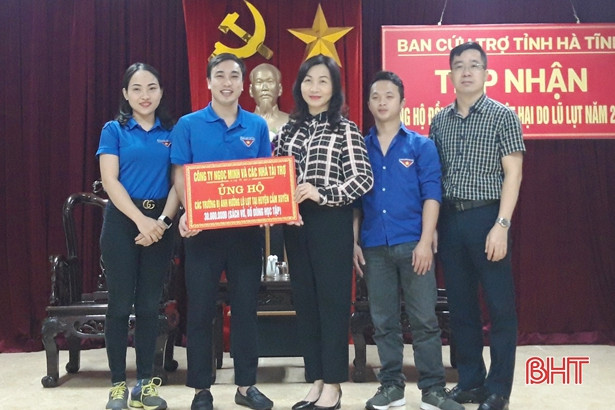 Hà Tĩnh tiếp nhận gần 156 tỷ đồng hỗ trợ người dân bị ảnh hưởng mưa lũ