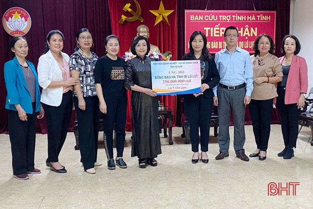 Nhiều doanh nghiệp trên cả nước ủng hộ người dân vùng lũ Hà Tĩnh