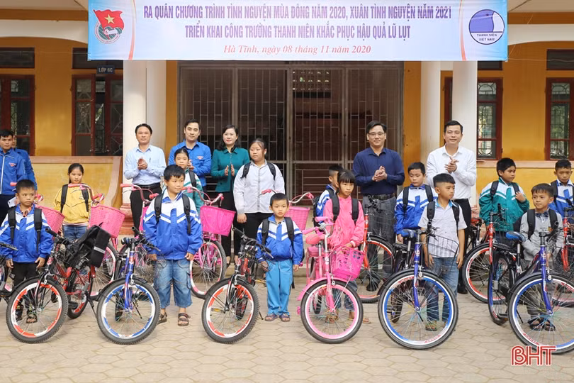 Tuổi trẻ Hà Tĩnh ra quân “Tình nguyện mùa đông 2020, xuân tình nguyện năm 2021”