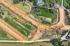 Khu tái định cư đầu tiên dự án đường sắt tốc độ cao qua Hà Tĩnh trước áp lực tiến độ