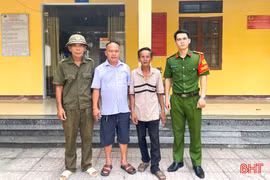 Công an Hà Tĩnh giúp người đàn ông đi lạc gần 1.000 km trở về nhà