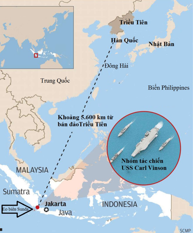 han quoc cam giac bi lua khi tau san bay my khong toi