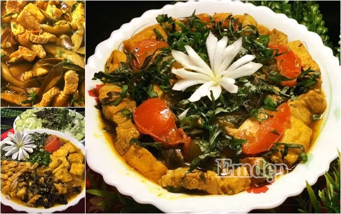 nau ca bung dau thit chuan vi nhu the nao