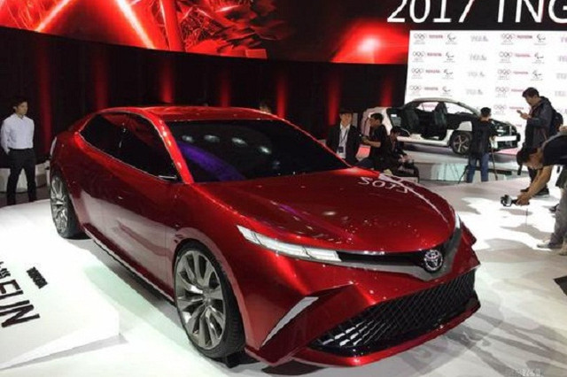 day la hinh anh xem truoc cua toyota camry 2018 cho chau a