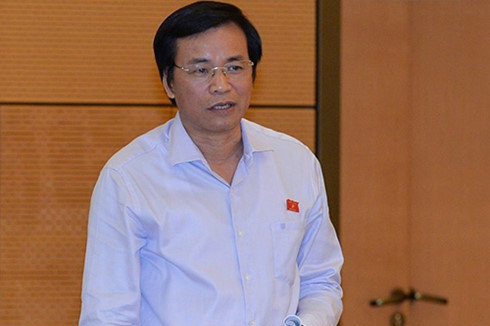 Tổng Thư ký Quốc hội Nguyễn Hạnh Phúc phát biểu tại phiên họp thuong vu quoc hoi thao luan ve du an luat quan ly su dung tai san nha nuoc