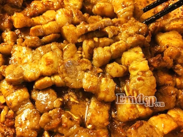 nau ca bung dau thit chuan vi nhu the nao