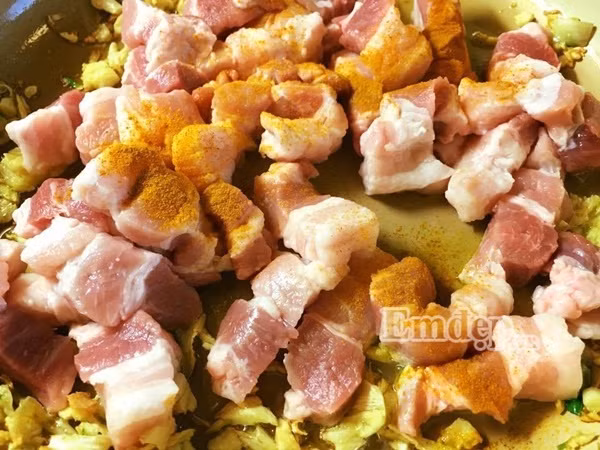 nau ca bung dau thit chuan vi nhu the nao