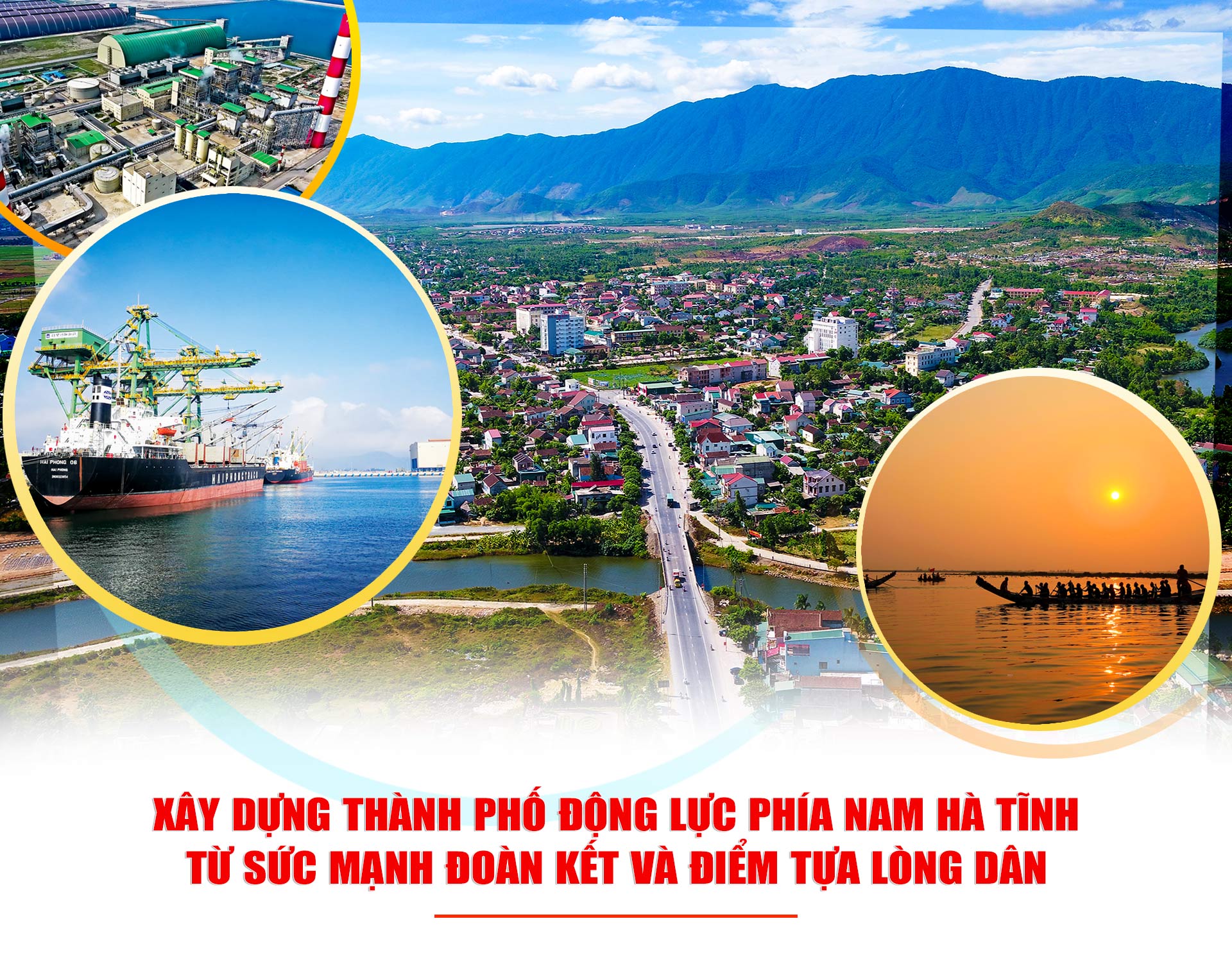 Xây dựng thành phố động lực phía Nam Hà Tĩnh từ sức mạnh đoàn kết và điểm tựa lòng dân