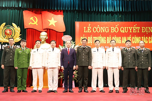 Phó Giám đốc Công an tỉnh Hà Tĩnh giữ chức Phó Cục trưởng Cục An ninh nội địa