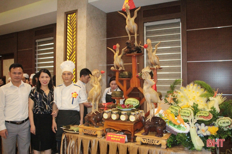 Trao 27 giải Hội thi ẩm thực hướng đến sản phẩm OCOP Hà Tĩnh