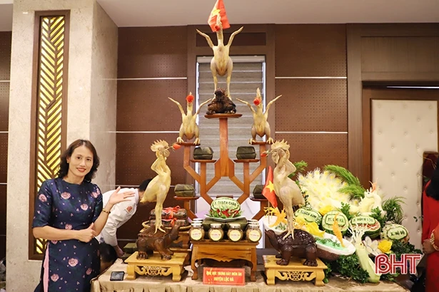 50 món ăn tham gia Hội thi ẩm thực hướng tới sản phẩm OCOP Hà Tĩnh