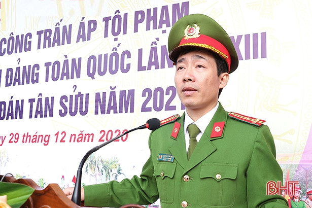 Công an Thạch Hà mở đợt cao điểm tấn công trấn áp tội phạm