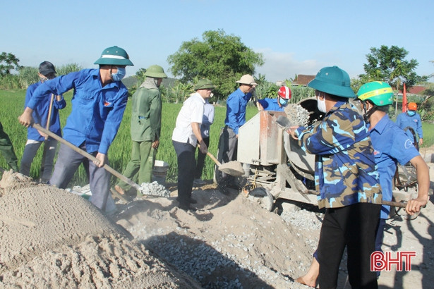 Lộc Hà huy động hơn 425 tỷ đồng đầu tư xây dựng cơ bản