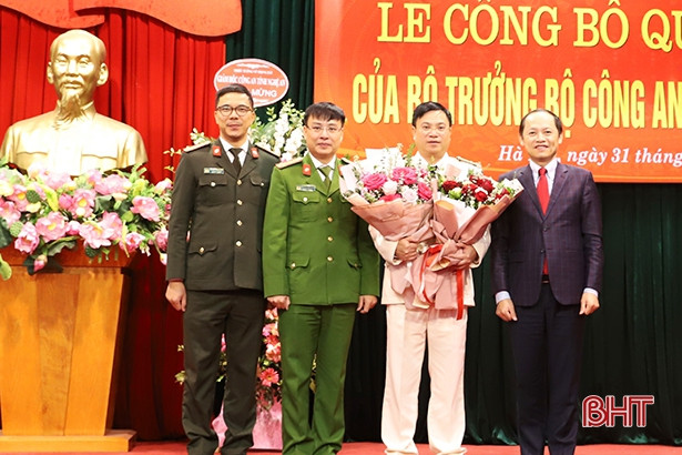 Phó Giám đốc Công an tỉnh Hà Tĩnh giữ chức Phó Cục trưởng Cục An ninh nội địa
