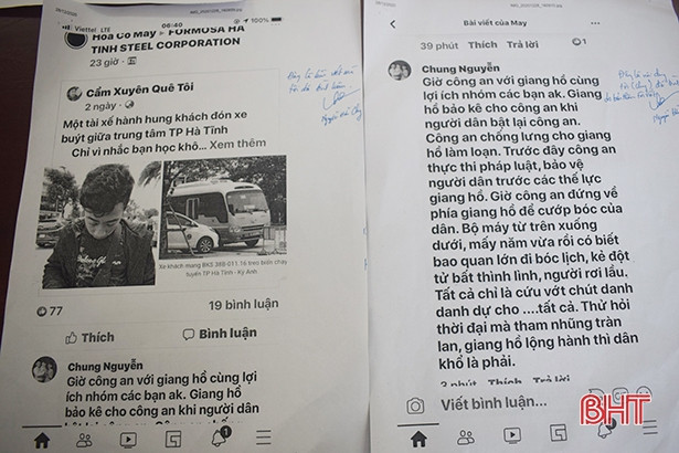 Bình luận sai sự thật, một cá nhân bị đề xuất xử phạt 7,5 triệu đồng