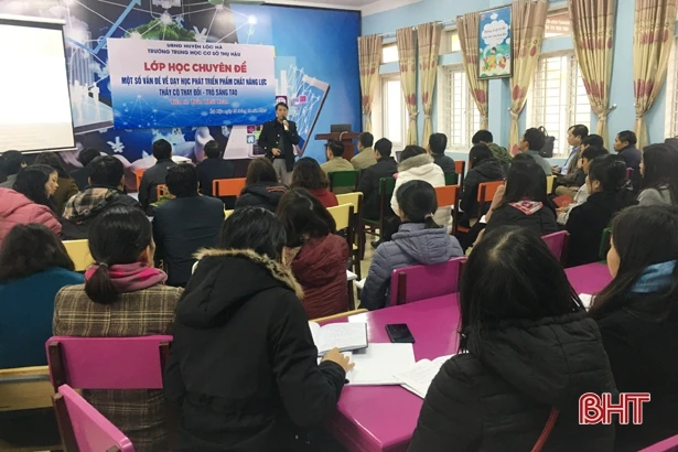 Huyện vùng biển Hà Tĩnh chủ động thực hiện chương trình giáo dục phổ thông mới