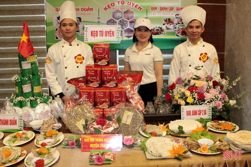 Trao 27 giải Hội thi ẩm thực hướng đến sản phẩm OCOP Hà Tĩnh