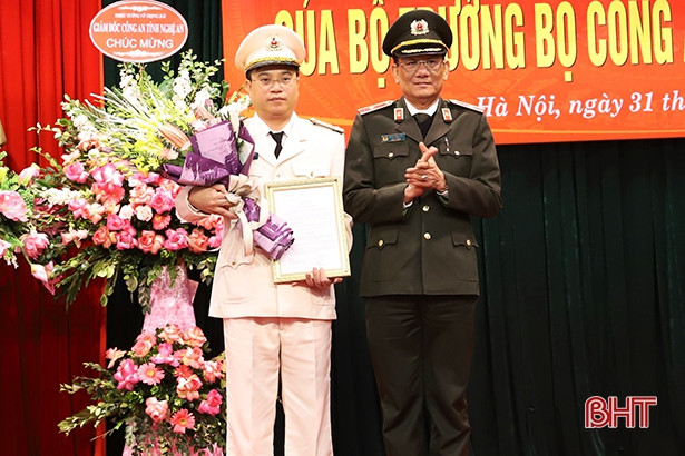 Phó Giám đốc Công an tỉnh Hà Tĩnh giữ chức Phó Cục trưởng Cục An ninh nội địa
