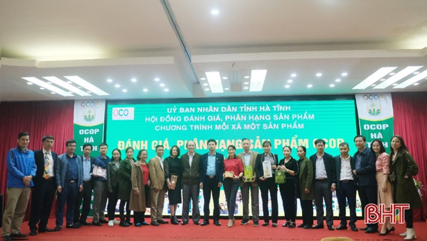 Hương Sơn có thêm 13 sản phẩm OCOP đạt 3 sao