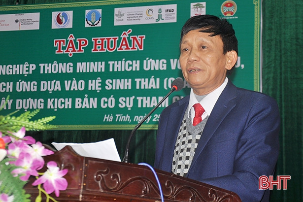 Dự án nông nghiệp thích ứng biến đổi khí hậu giúp 4 huyện Hà Tĩnh giảm thiểu rủi ro, gia tăng hiệu quả