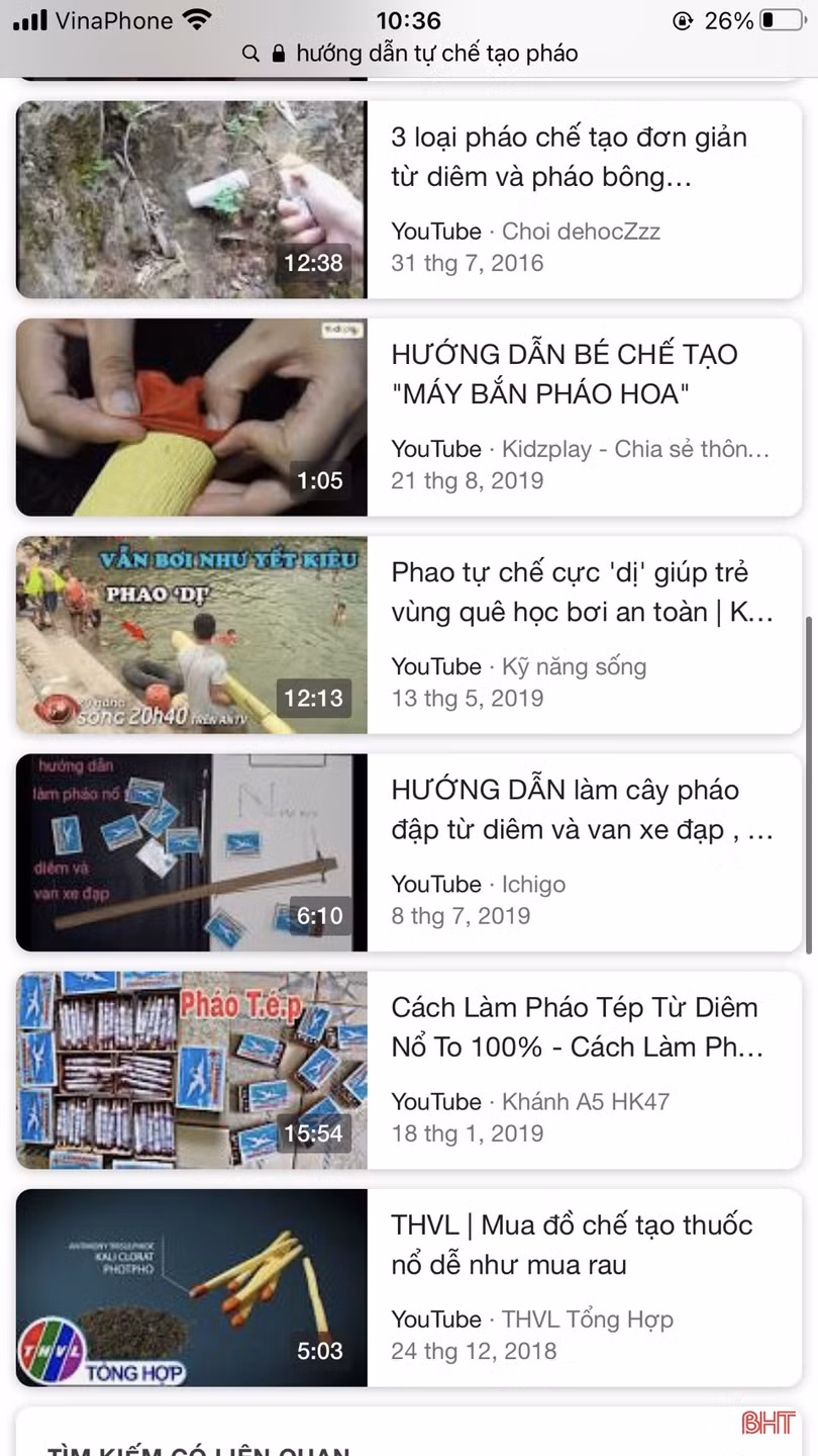 Báo động tình trạng học sinh Hà Tĩnh tự chế tạo pháo nổ!