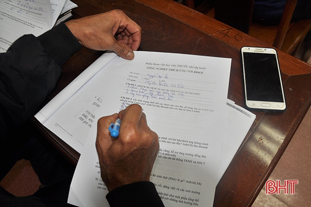 Dự án nông nghiệp thích ứng biến đổi khí hậu giúp 4 huyện Hà Tĩnh giảm thiểu rủi ro, gia tăng hiệu quả