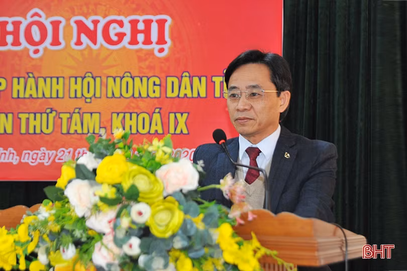 Bà Nguyễn Thị Mai Thủy giữ chức Chủ tịch Hội Nông dân Hà Tĩnh