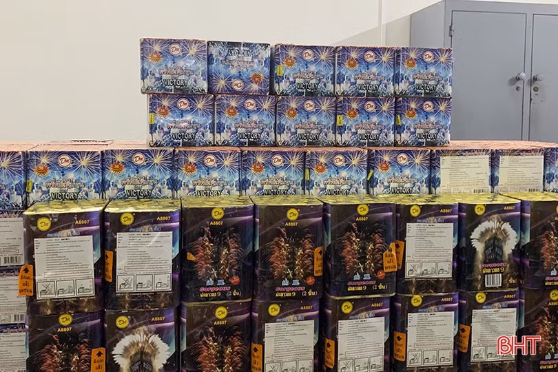 Công an các địa phương Hà Tĩnh phát hiện, bắt giữ 283 kg pháo cấm