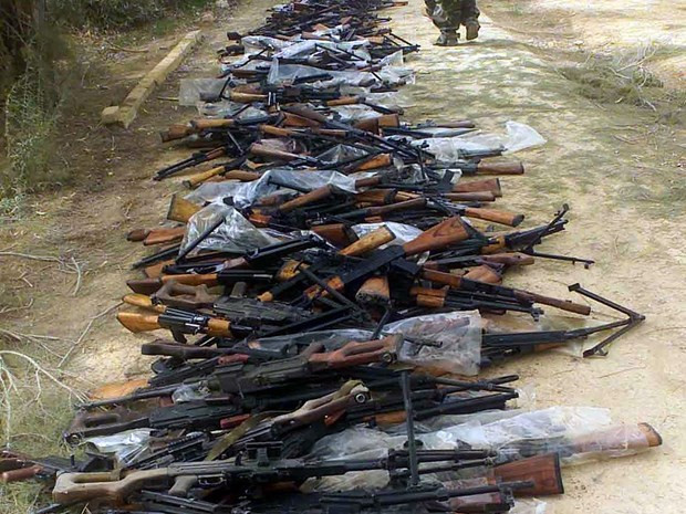 Iraq phát hiện kho vũ khí của IS ở phía Bắc thủ đô Baghdad hình ảnh 1 Iraq phát hiện kho vũ khí của IS ở phía Bắc Thủ đô Baghdad