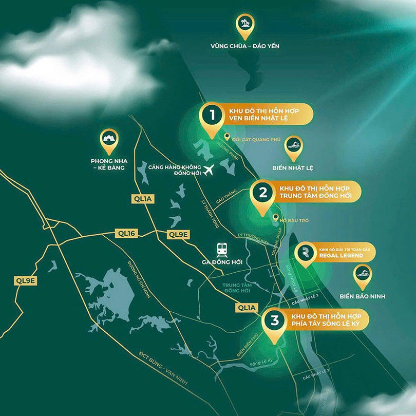 Pembentukan banyak projek besar secara beransur-ansur membentuk wajah baru untuk Quang Tri. (Foto: Kumpulan Matahari) unnamed-3.jpg